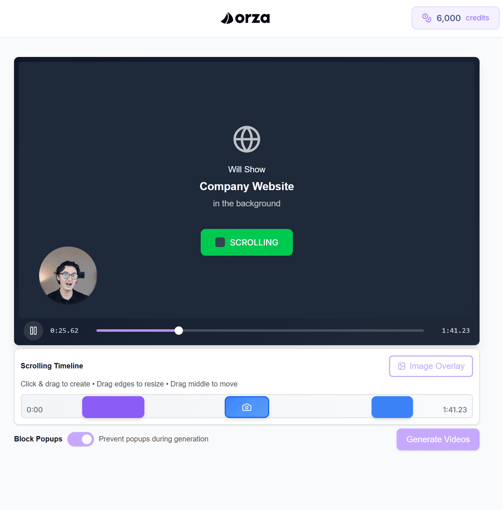 The Loom Email System interface